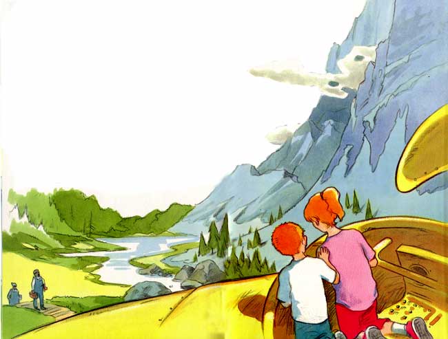 Aboard the Pteranadon Trolley